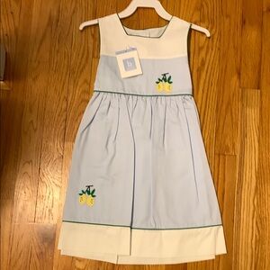 Bella Bliss Lemon Embroidered Dress